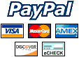 Pay me securely with any major credit card through PayPal!